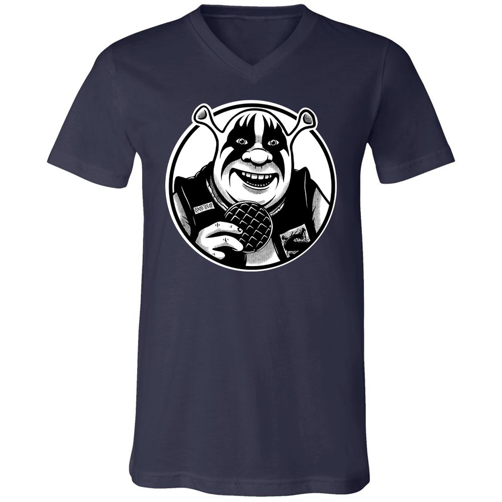 Unisex V-Neck T-Shirt - FEAMGZ36 - Navy - 2