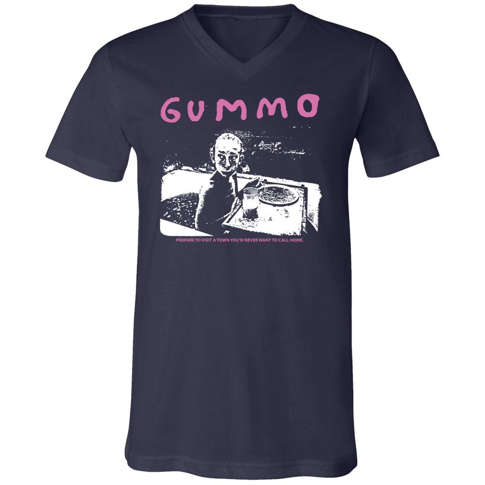 Unisex V-Neck T-Shirt - UHK3VGND - Navy - 2