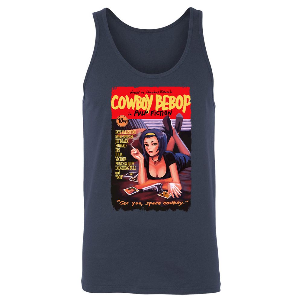 Unisex Jersey Tank - URXUJ6JG - Navy - 2