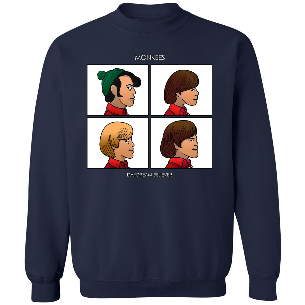 Classic Unisex Sweatshirt - TJV9AY2X - Navy - 2