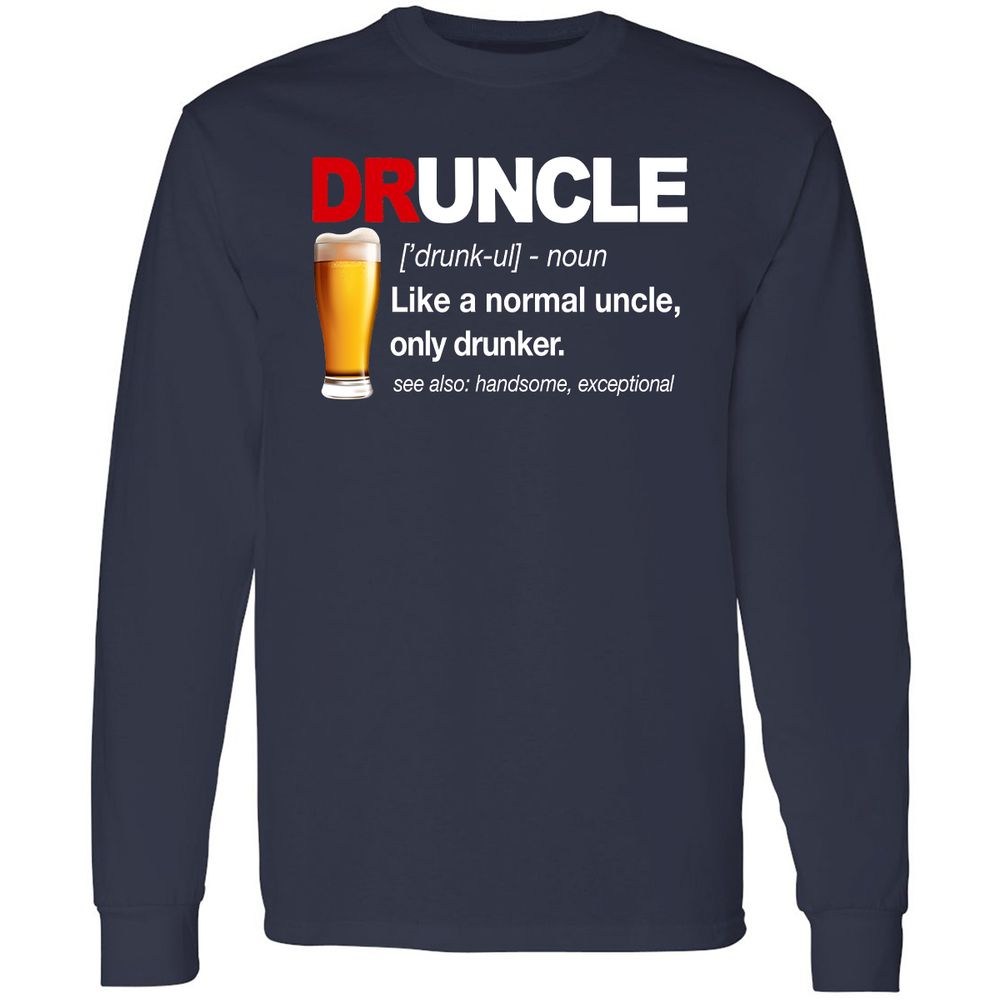 Long Sleeve T-Shirt - TB25TGWJ - Navy - 2