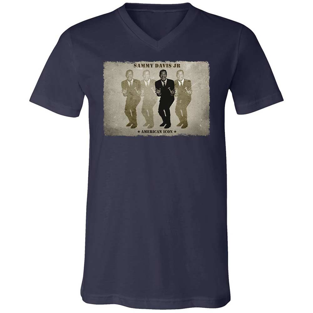Unisex V-Neck T-Shirt - PHB5N4UR - Navy - 2