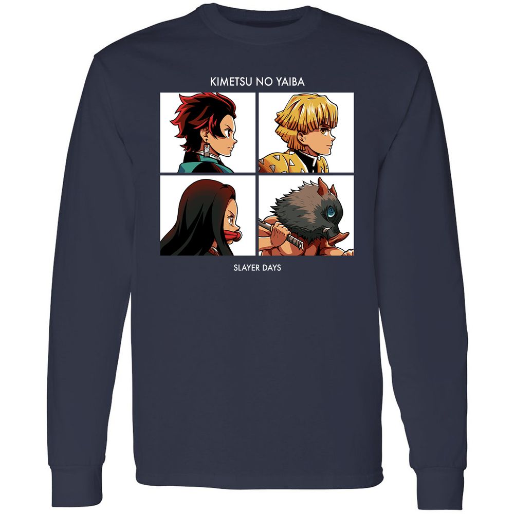 Long Sleeve T-Shirt - 5XVVG6Y4 - Navy - 2