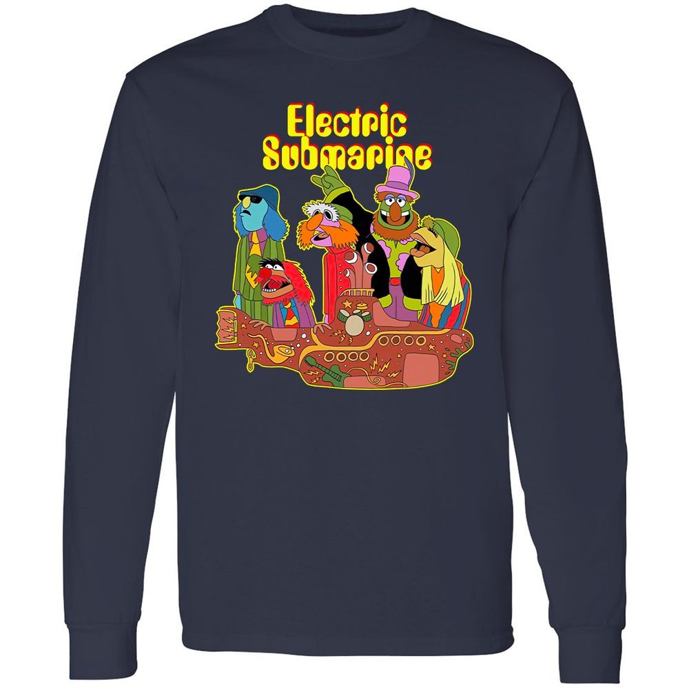 Long Sleeve T-Shirt - ATH94HUB - Navy - 2