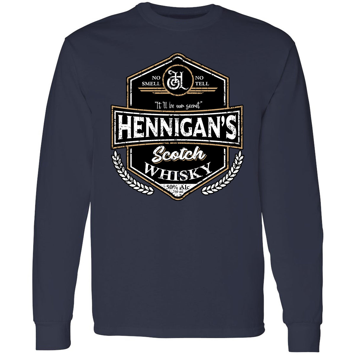 Long Sleeve T-Shirt - B31U2CCA - Navy - 2