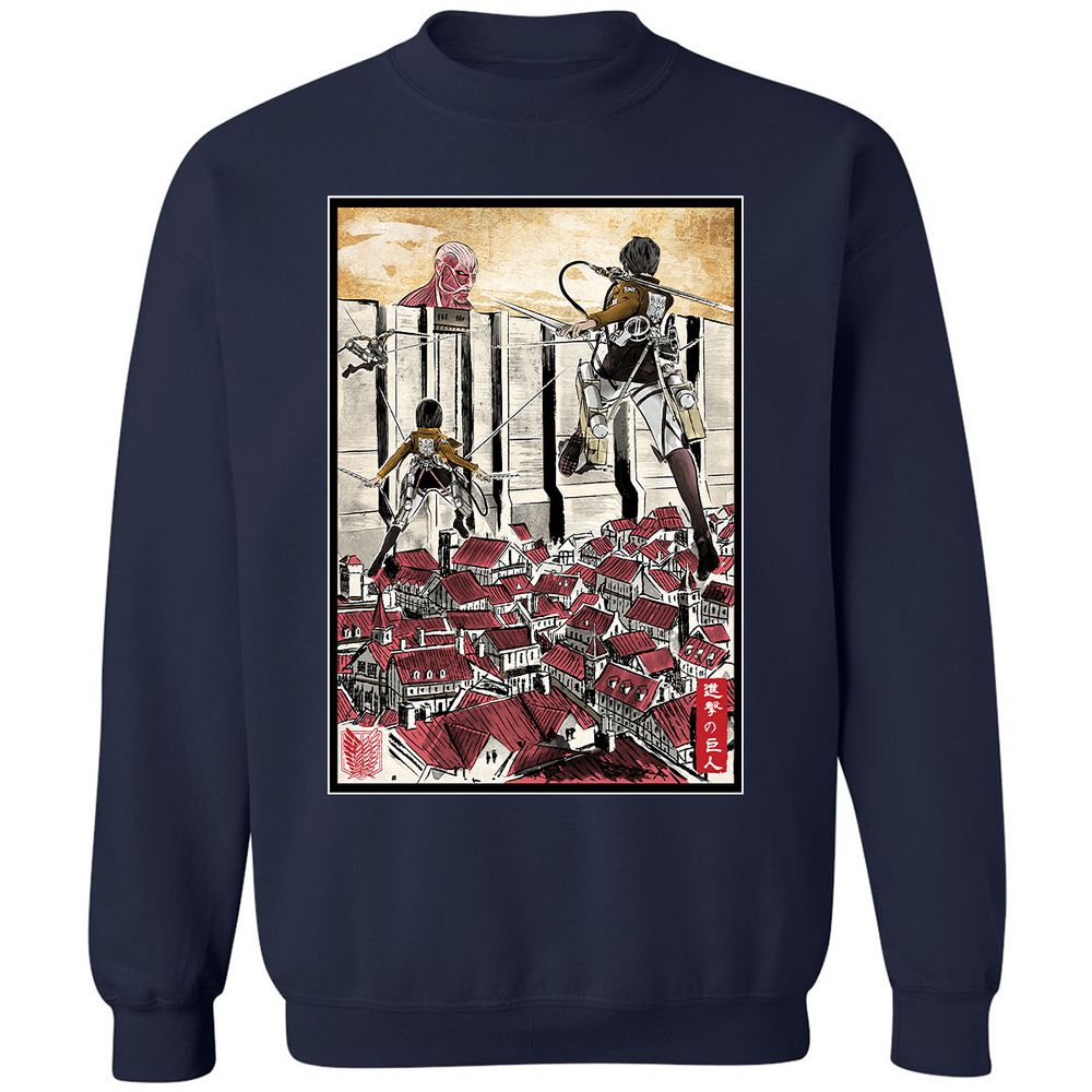 Classic Unisex Sweatshirt - SX69ELML - Navy - 2