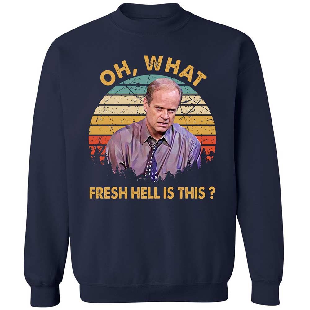 Oh What Fresh Hell Is This - Navy - 2