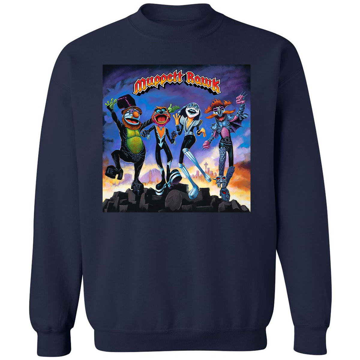 Classic Unisex Sweatshirt - G8ND1BG9 - Navy - 2