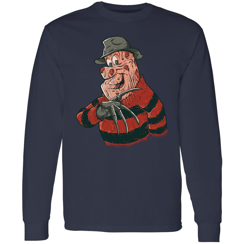 Long Sleeve T-Shirt - 7NJN6WY3 - Navy - 2