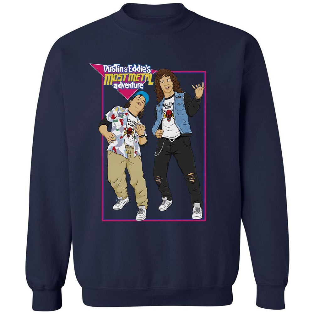Classic Unisex Sweatshirt - 3QYB3DVX - Navy - 2