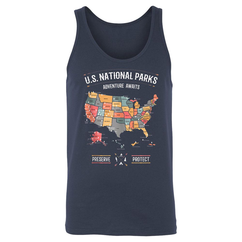 Unisex Jersey Tank - X9MUYREP - Navy - 2