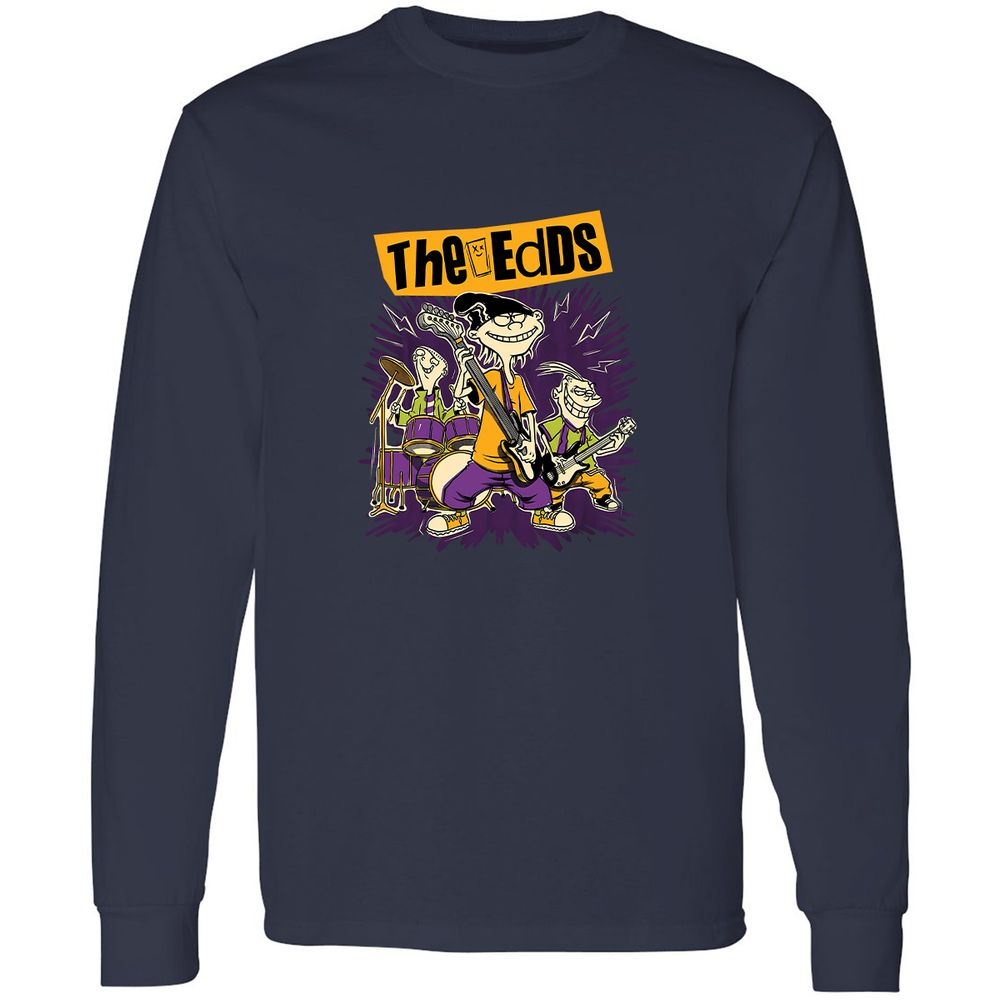 Long Sleeve T-Shirt - D84833YX - Navy - 2
