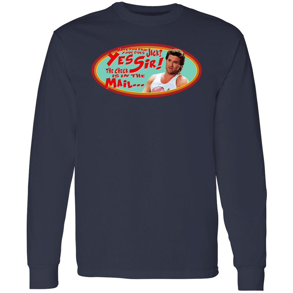 Long Sleeve T-Shirt - XQWTRTQJ - Navy - 2