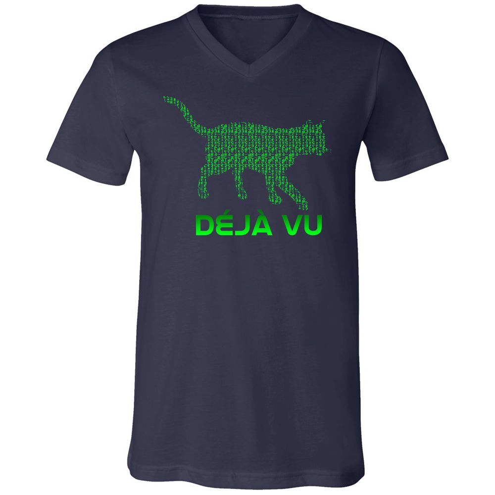 Unisex V-Neck T-Shirt - TF73KLPN - Navy - 2