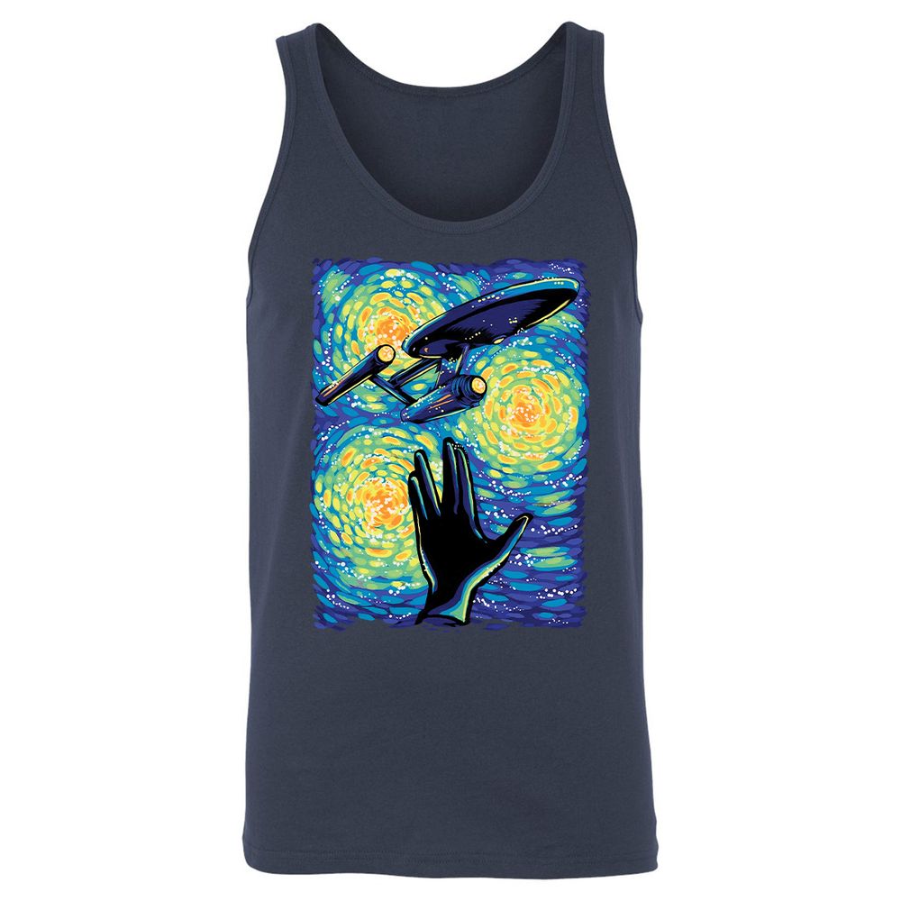 Unisex Jersey Tank - F796NU3H - Navy - 2