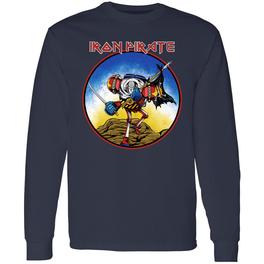 Long Sleeve T-Shirt - 116XZB5J - Navy - 2