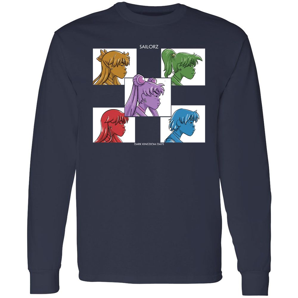 Long Sleeve T-Shirt - VXZZD6P4 - Navy - 2