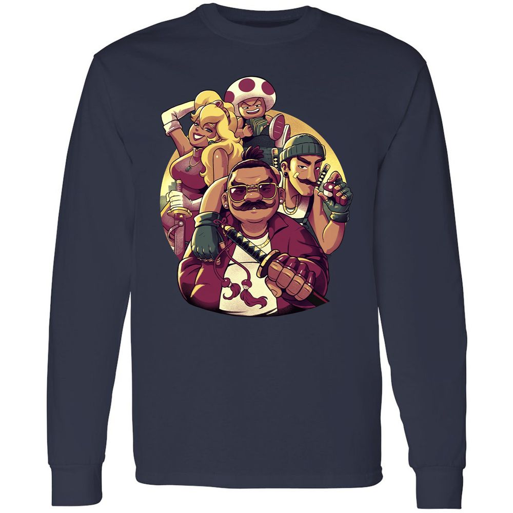 Long Sleeve T-Shirt - 2E2PHC8T - Navy - 2