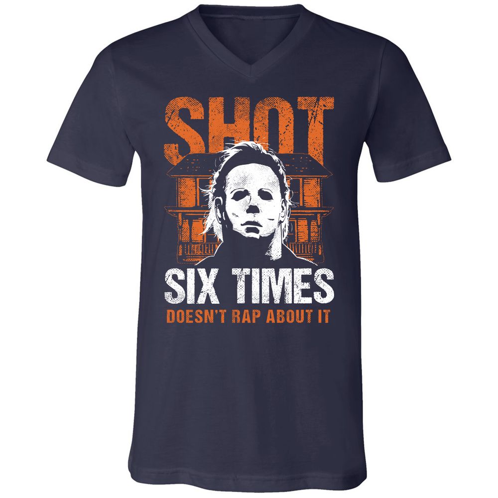 Unisex V-Neck T-Shirt - Y3UJ7AVT - Navy - 2