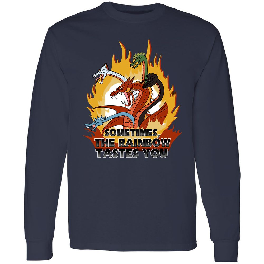 Long Sleeve T-Shirt - WR8XGZZZ - Navy - 2