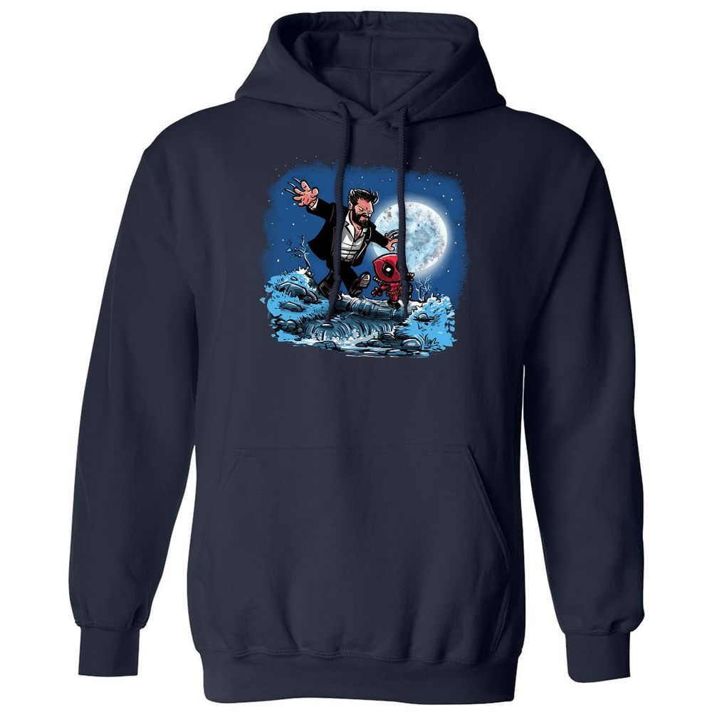 Classic Unisex Hoodie - 71G3SWWJ - Navy - 2