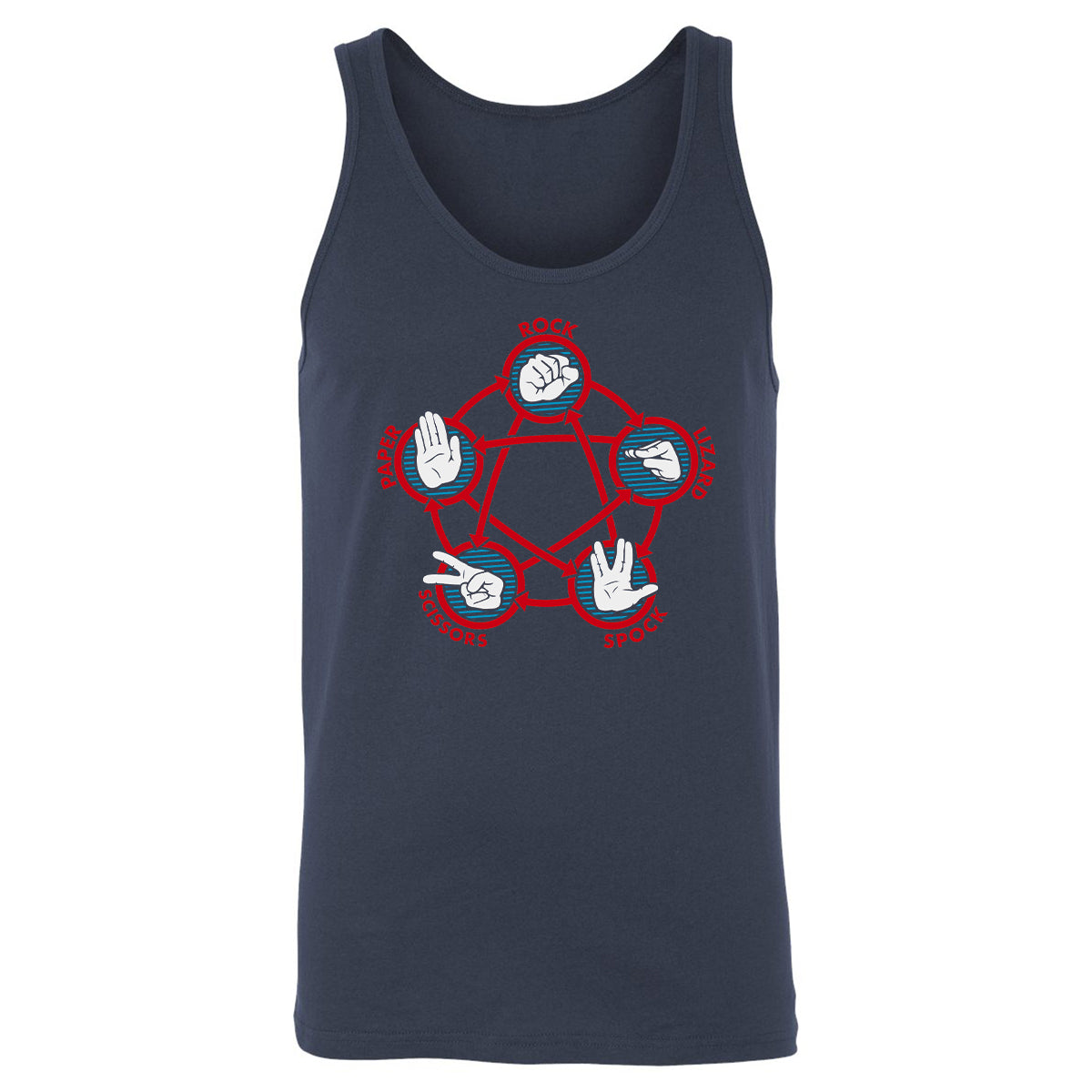 Unisex Jersey Tank - 1DGJQ3D8 - Navy - 2