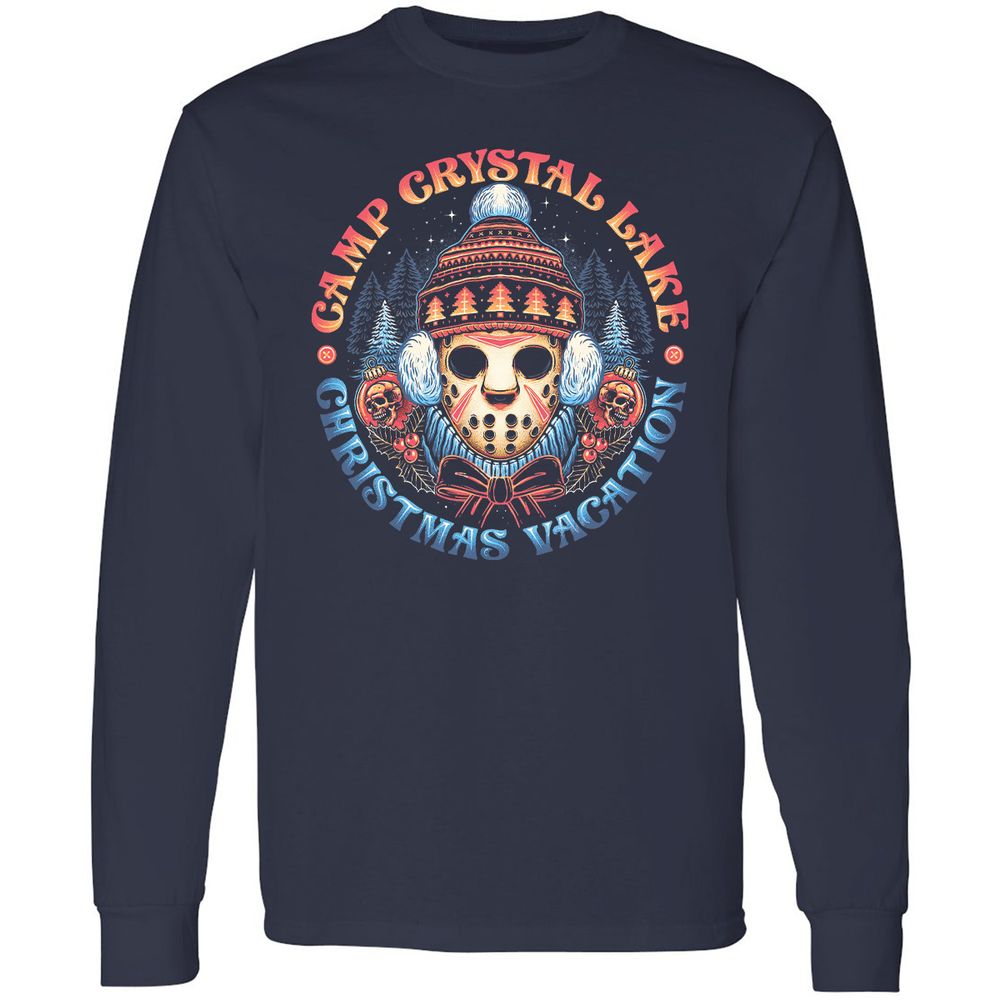 Long Sleeve T-Shirt - NA6DR6SD - Navy - 2