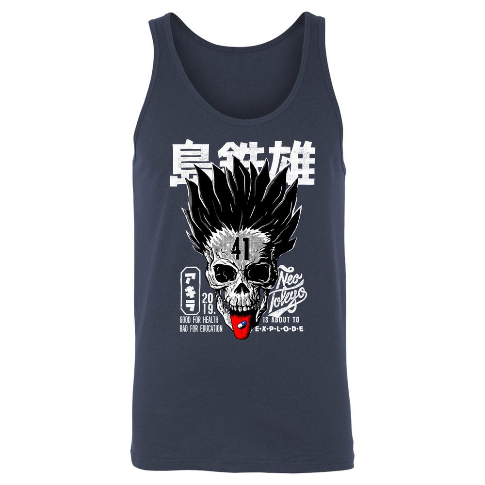 Unisex Jersey Tank - 69L4TF5X - Navy - 2