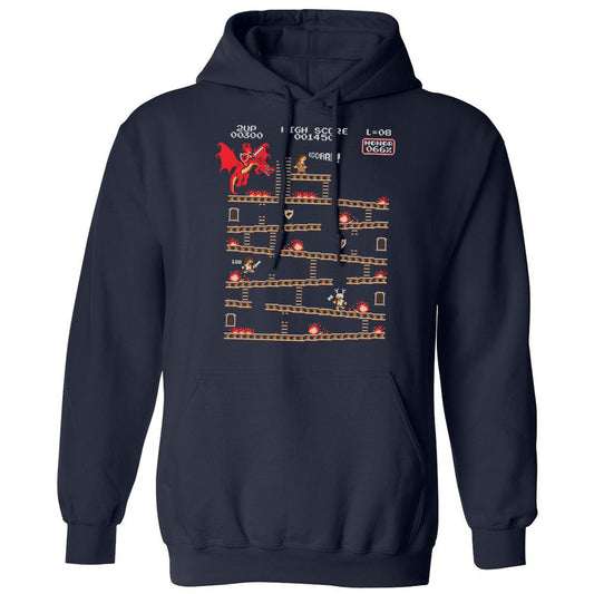 Classic Unisex Hoodie - FXJDMKYN - Navy - 2