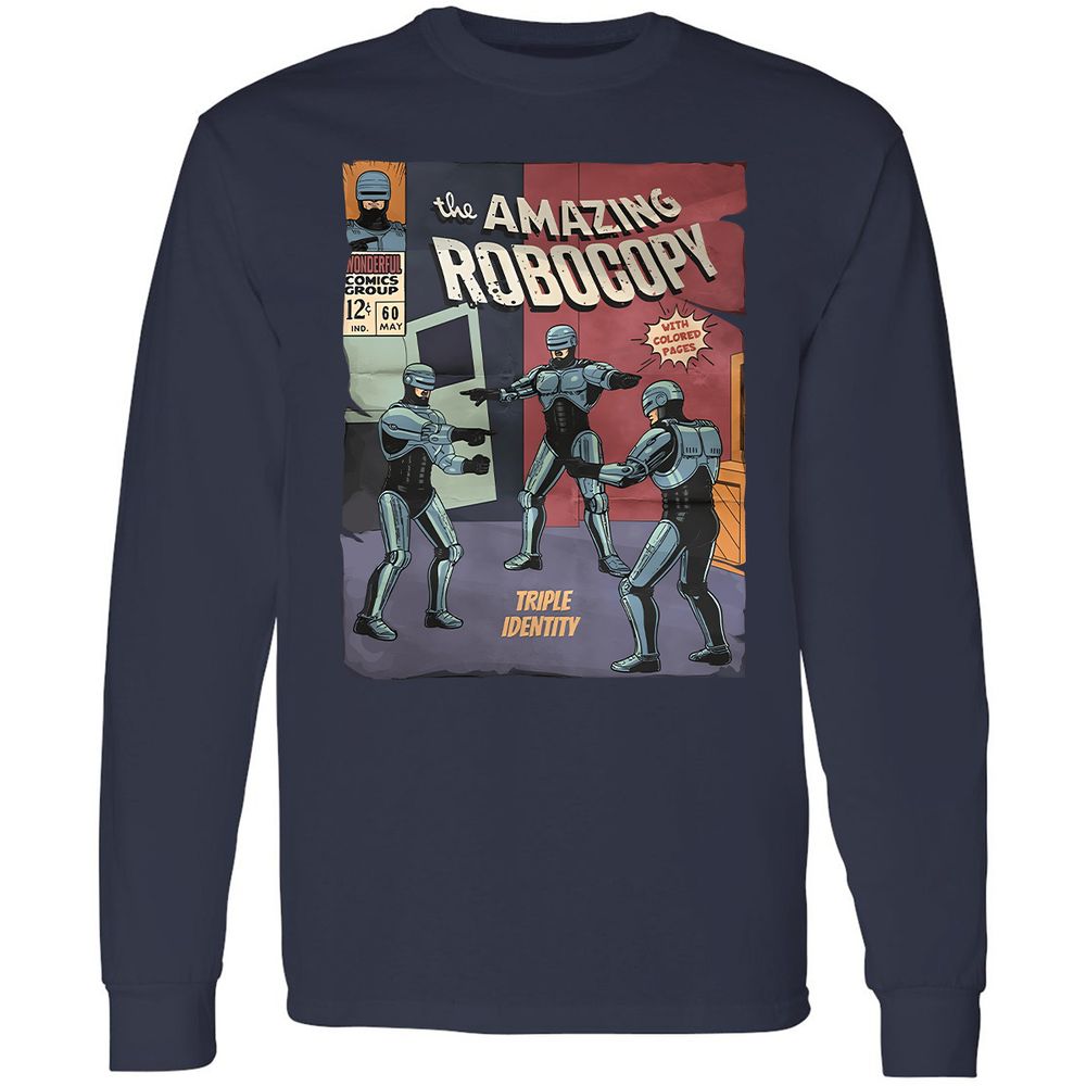 Long Sleeve T-Shirt - RSE5S91K - Navy - 2