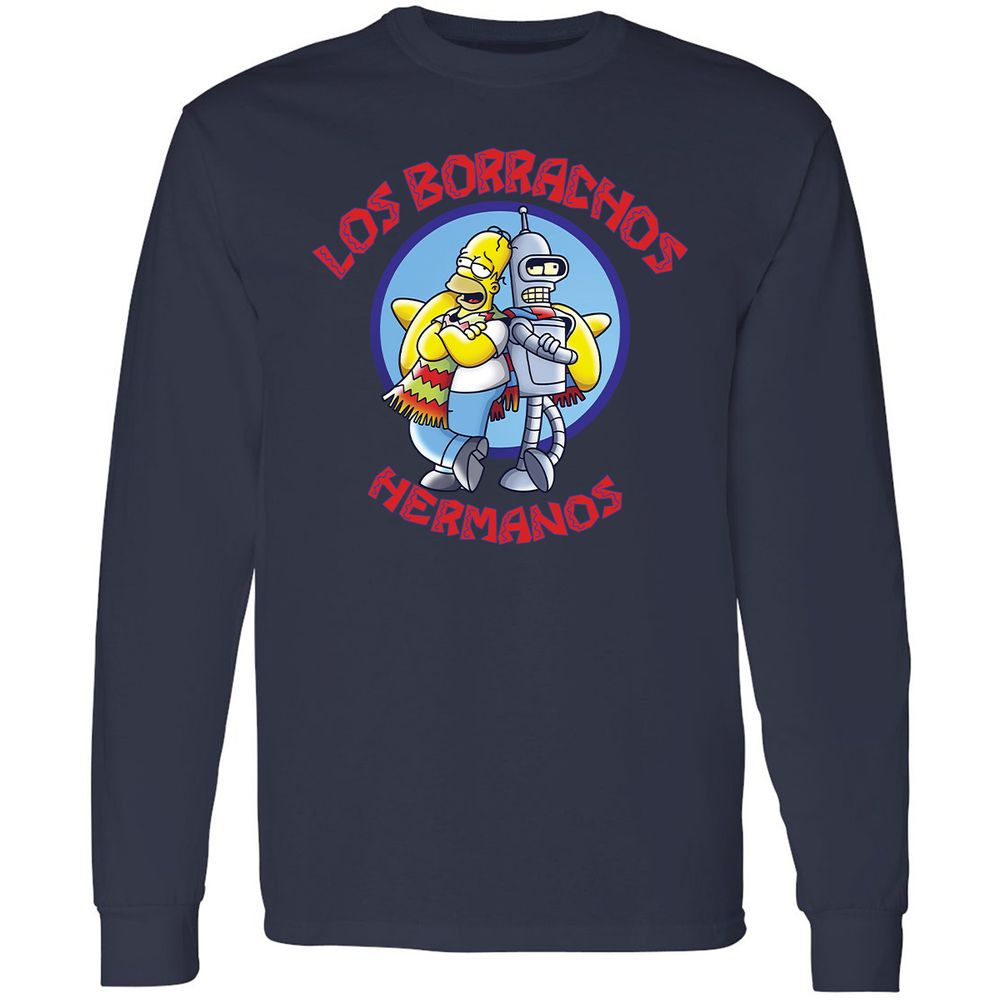 Long Sleeve T-Shirt - W6BYLLCC - Navy - 2