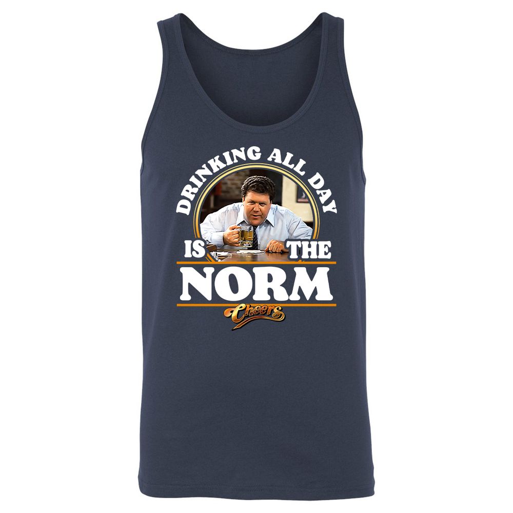 Unisex Jersey Tank - 4CNMP68A - Navy - 2