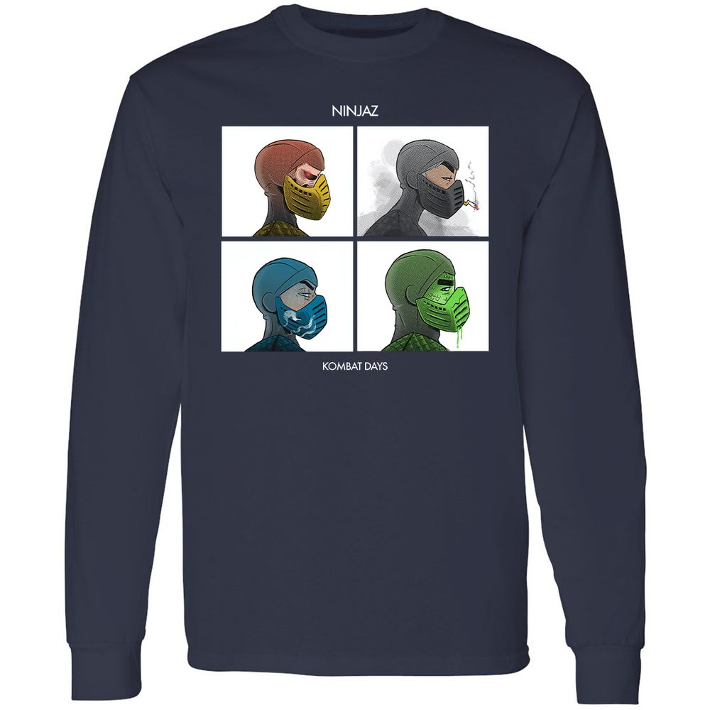 Long Sleeve T-Shirt - 62ZDAE5R - Navy - 2