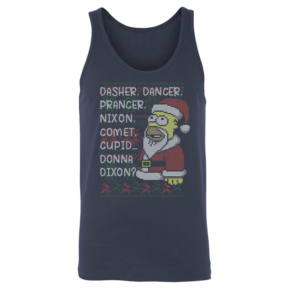 Unisex Jersey Tank - HNZ47F4F - Navy - 2