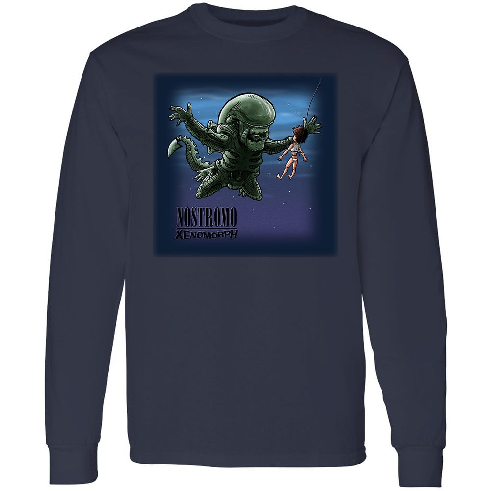 Long Sleeve T-Shirt - BJ5SEECG - Navy - 2
