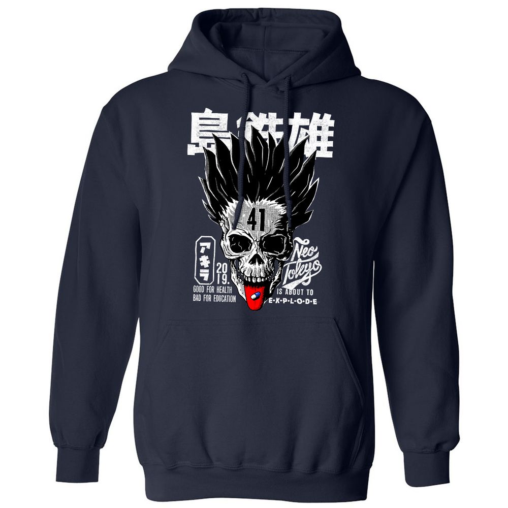 Classic Unisex Hoodie - P71KQG1F - Navy - 2