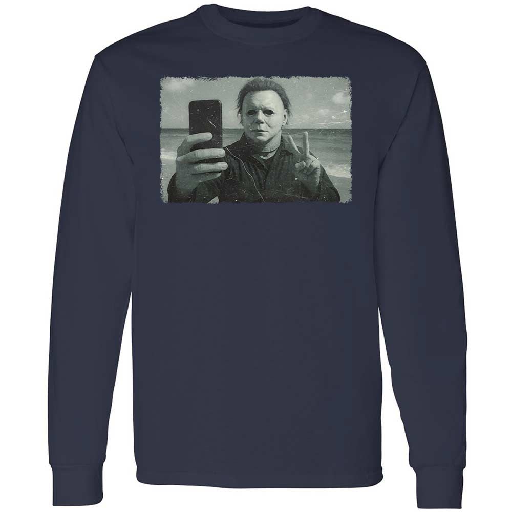 Long Sleeve T-Shirt - TH3LNP1J - Navy - 2