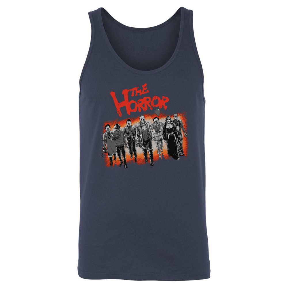 Unisex Jersey Tank - H8HQPAE9 - Navy - 2