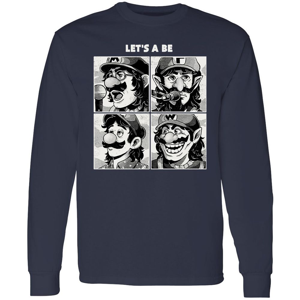 Long Sleeve T-Shirt - 6FPQF9XJ - Navy - 2
