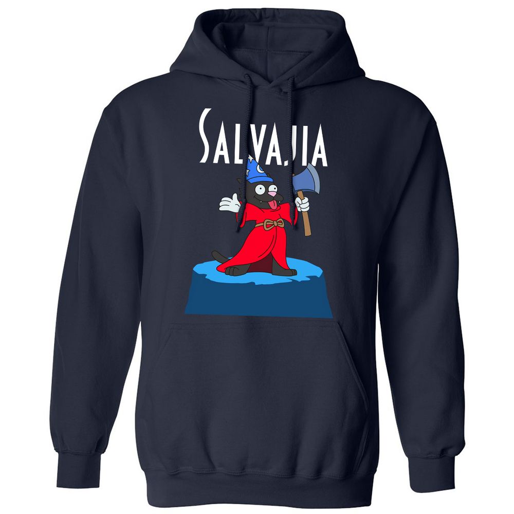 Classic Unisex Hoodie - W4XRH2QL - Navy - 2