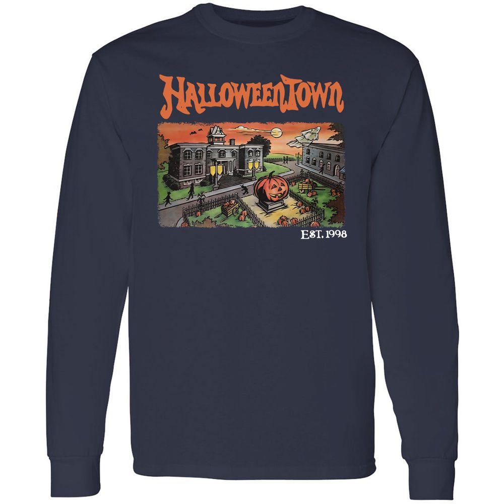 Long Sleeve T-Shirt - UZKY7XE5 - Navy - 2