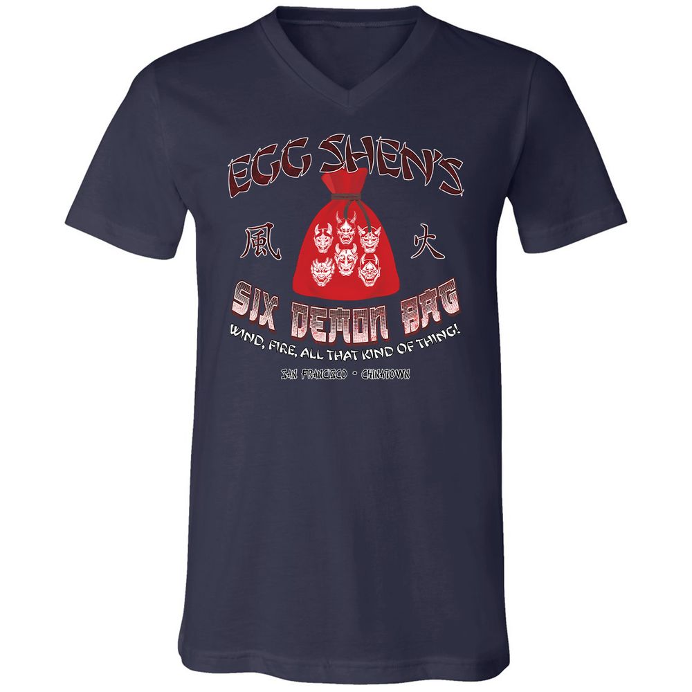 Unisex V-Neck T-Shirt - MVP3UF81 - Navy - 2