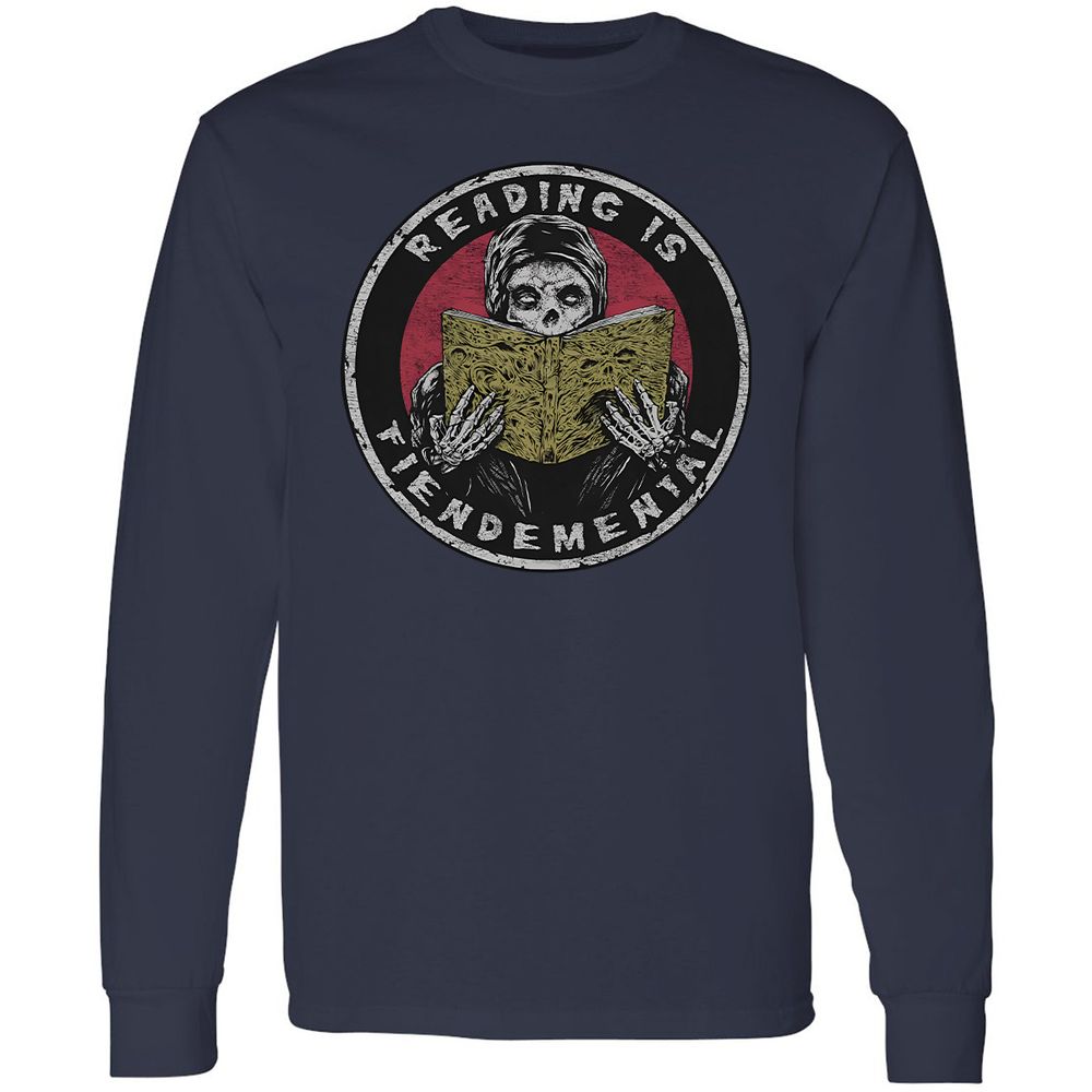 Reading Is Fiendemental - Navy - 2