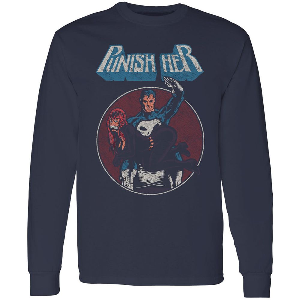 Long Sleeve T-Shirt - D7GXQ684 - Navy - 2