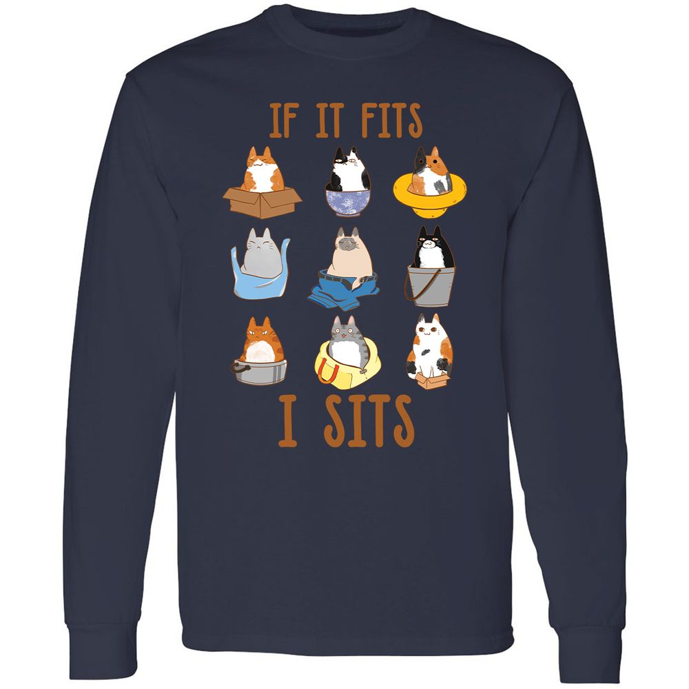 Long Sleeve T-Shirt - 3NYHD1FC - Navy - 2