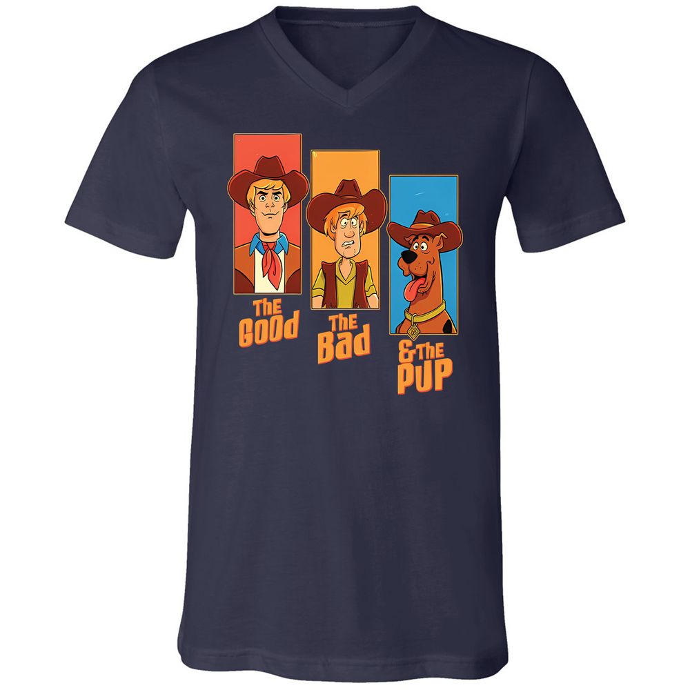 Unisex V-Neck T-Shirt - VZG9VJ8A - Navy - 2