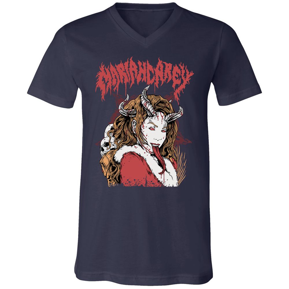 Unisex V-Neck T-Shirt - GHM9T5Z1 - Navy - 2