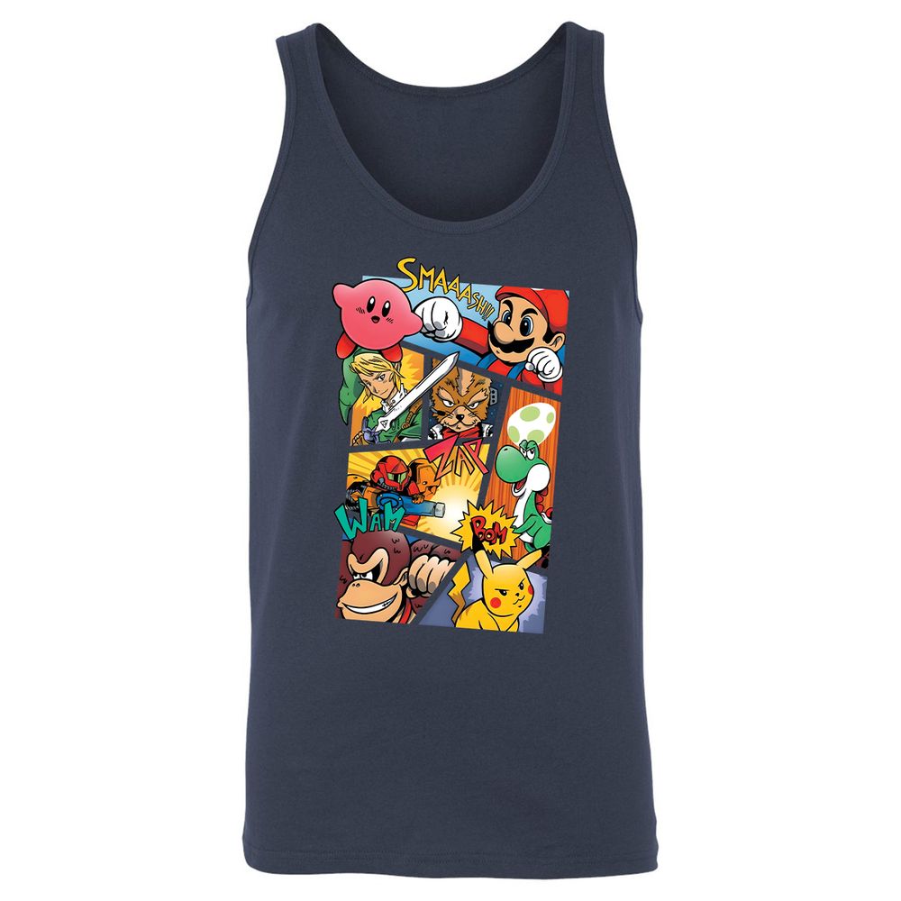 Unisex Jersey Tank - JSJ99E82 - Navy - 2