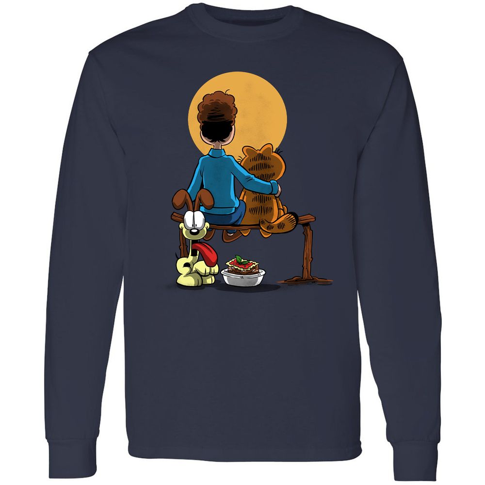 Long Sleeve T-Shirt - E2MDL7SL - Navy - 2