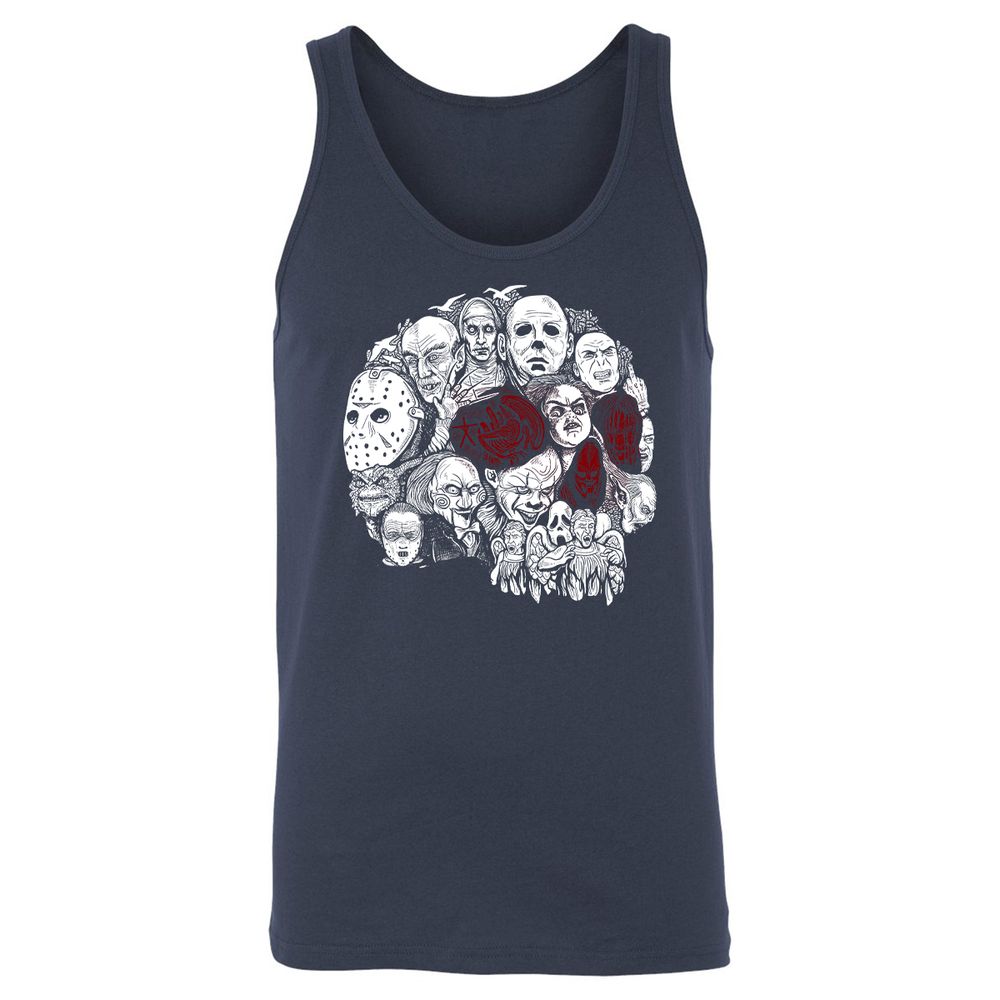 Unisex Jersey Tank - 4H5E8BXQ - Navy - 2